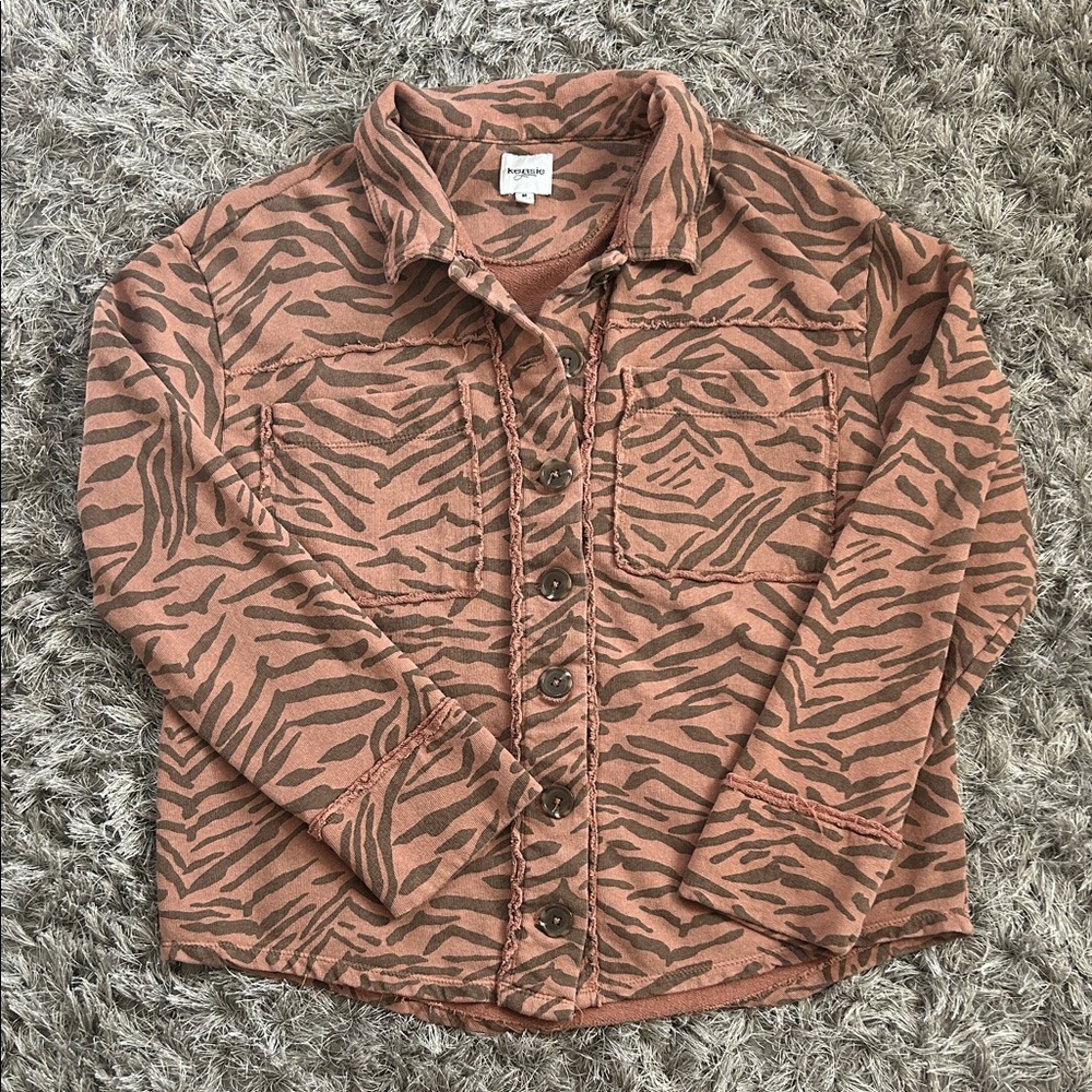 Kensie Animal Print Shacket